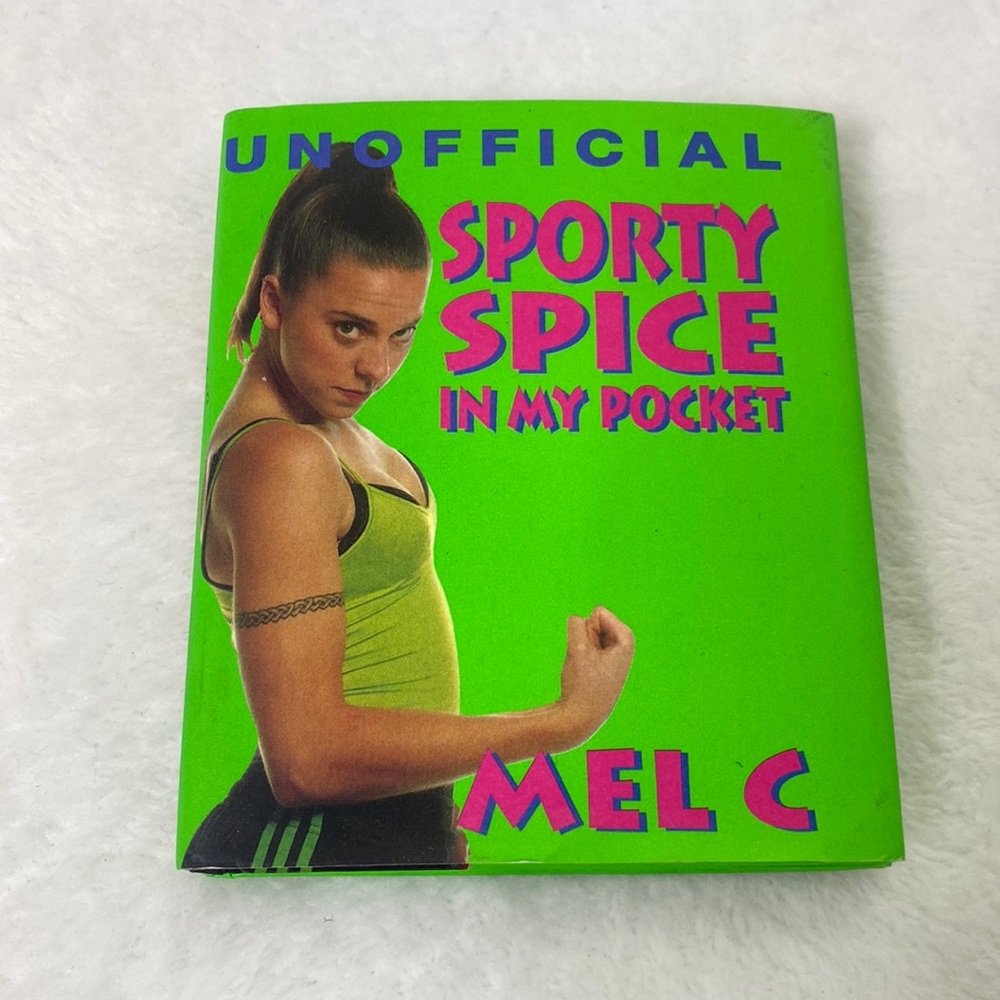 Vintage 90’s Spice Girls Unofficial Sporty Spice in my Pocket Mel C. Mini Book